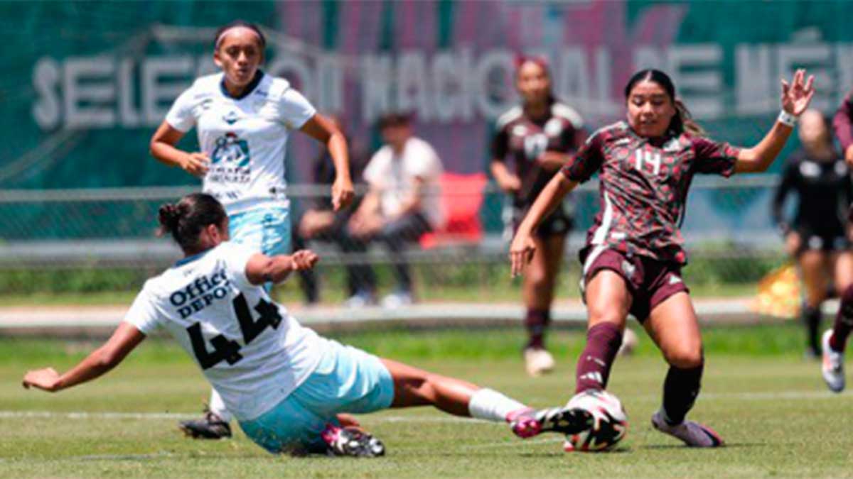 La Selección Nacional de México Femenil Sub-17 derrota a Pachuca en duelo de preparación